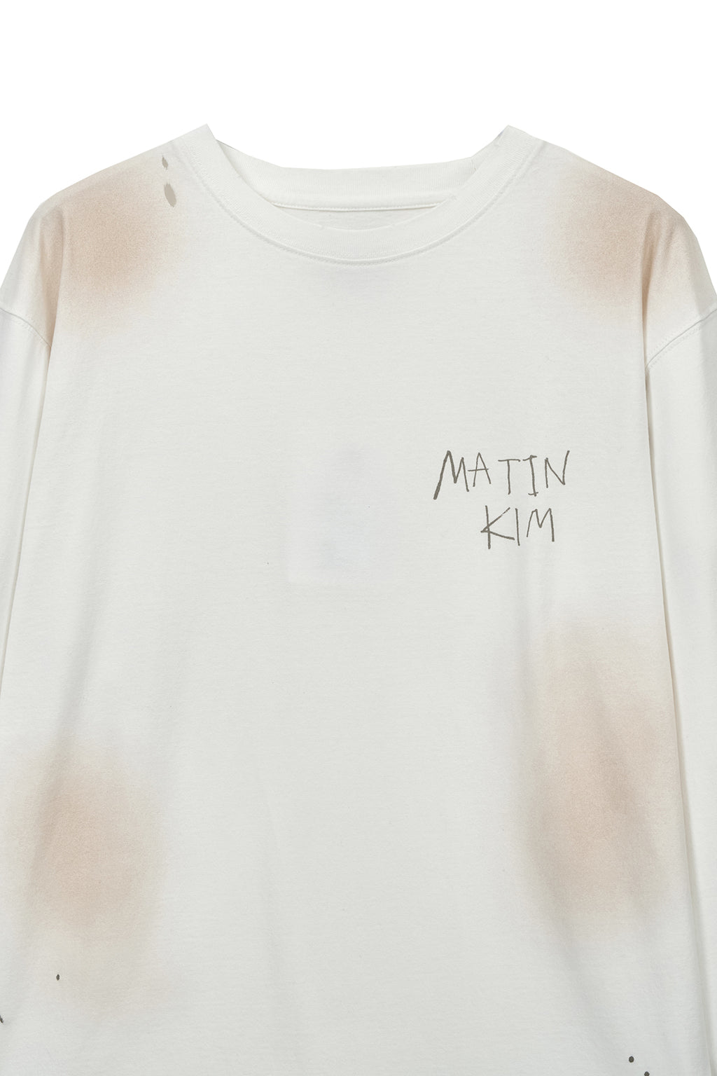 Matinkim Vintage Washed Logo Top IN Ivory