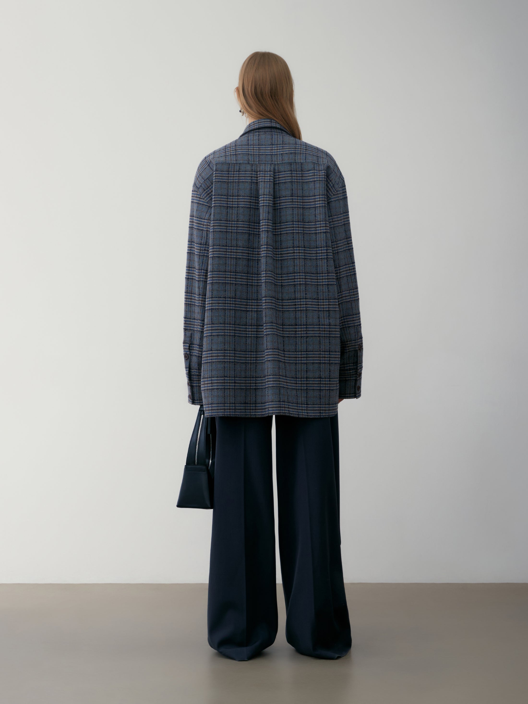 [low_classic] WOOL CHECK SHIRT
BLUE