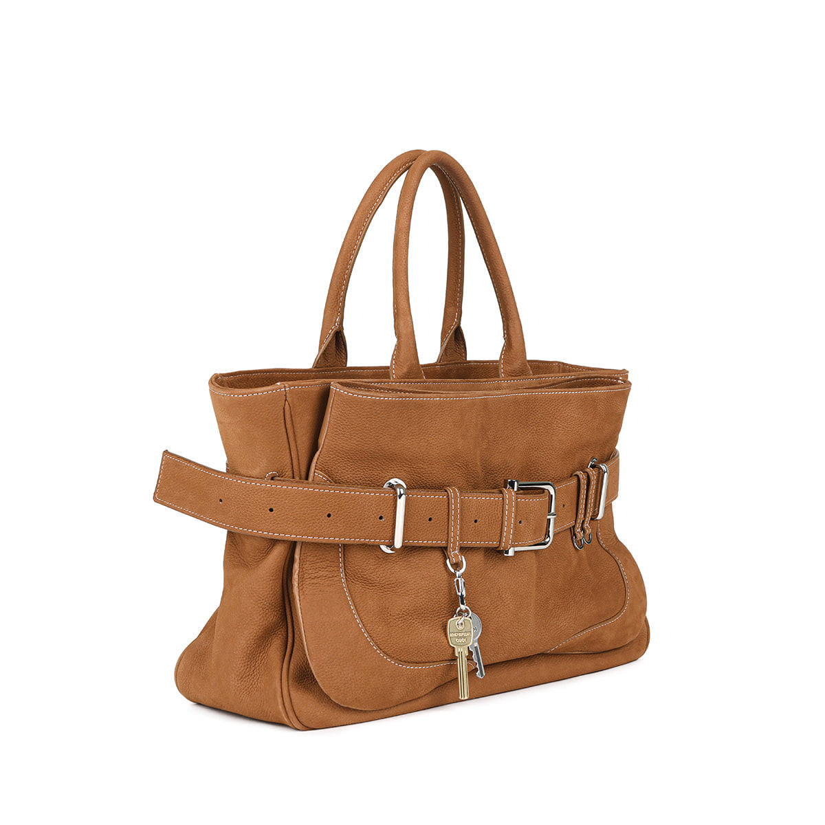 Osoi Tote Brocle Nubuck Tan