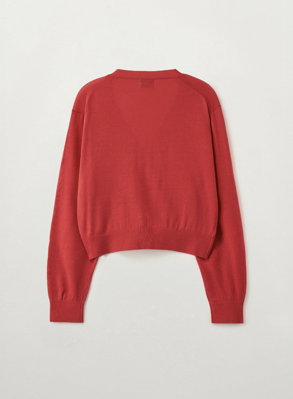 Satur Loren Linen Blend Cardigan - Red