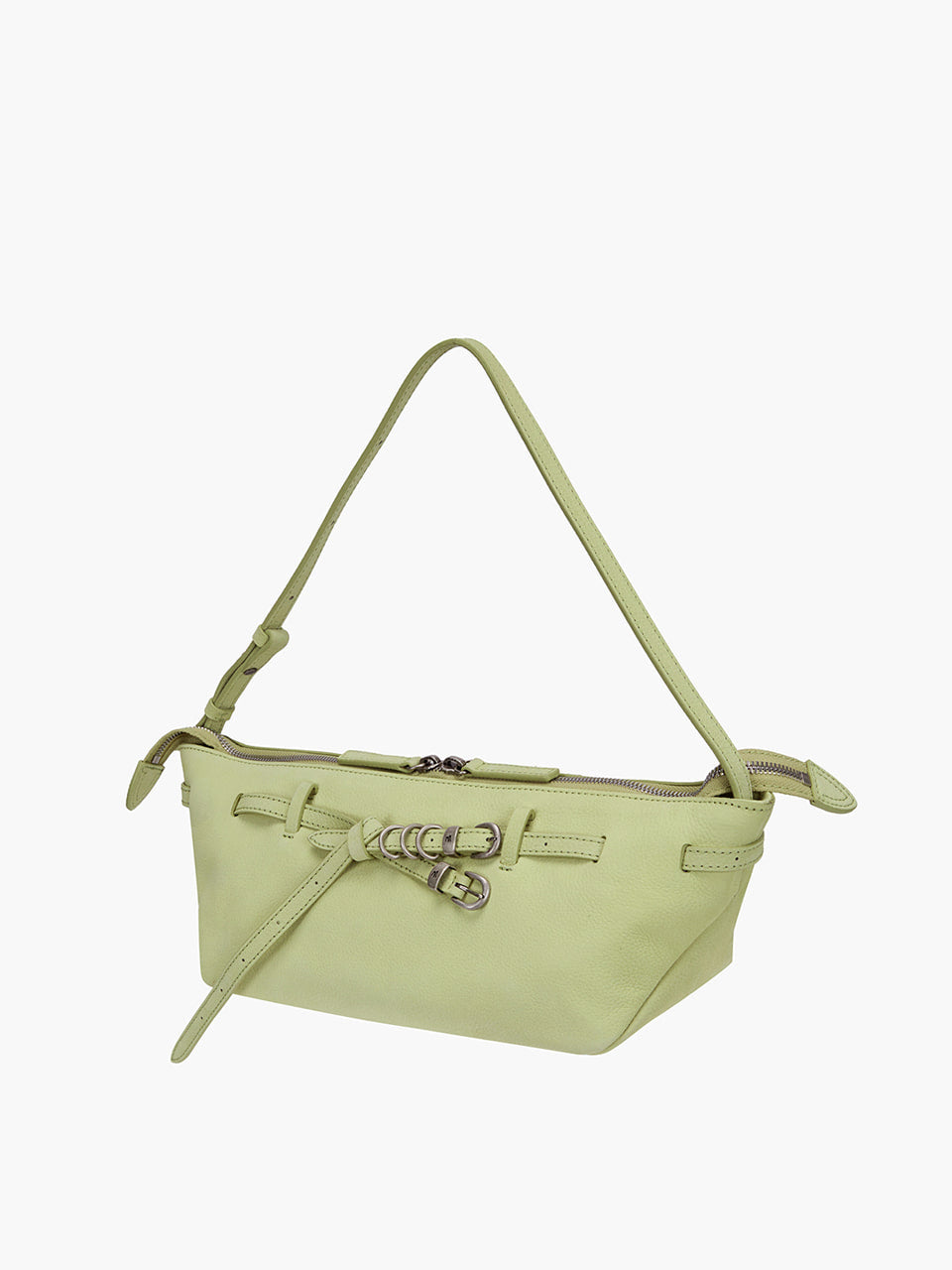 Margesherwood Grandma Used Sling Bag avocado nubuck
