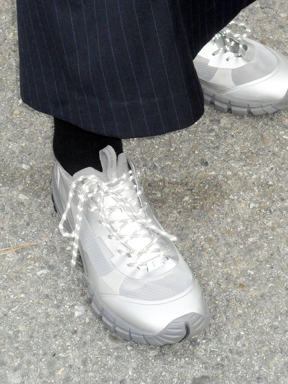 [Low Classic] Lc T-1 Vibram Sneakers_Silver