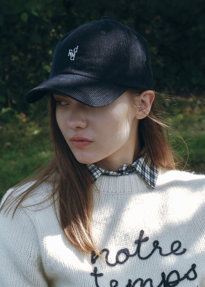 Depound dpwd corduroy cap - dark navy