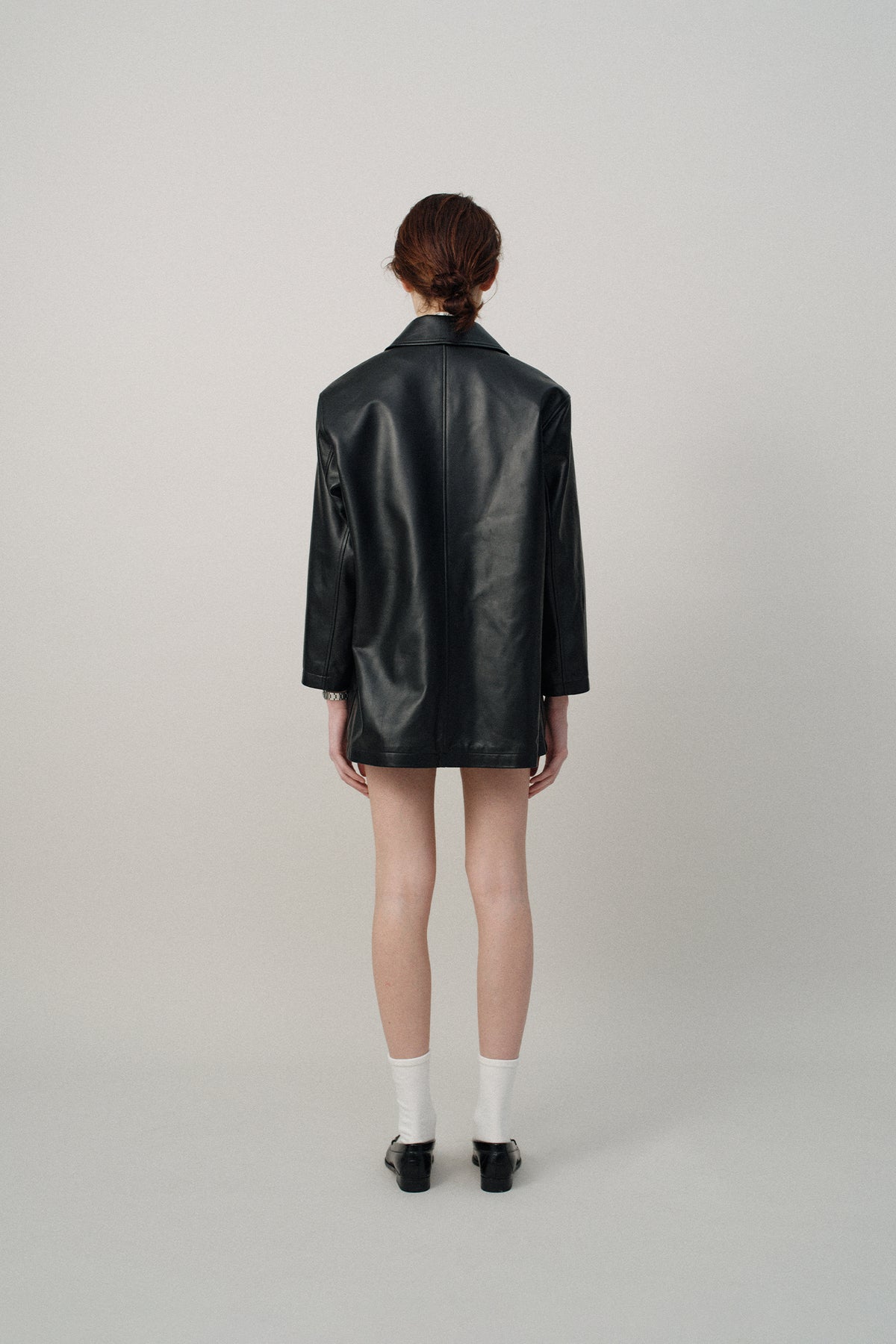 Nothing Written Jain leather jacket (Black)