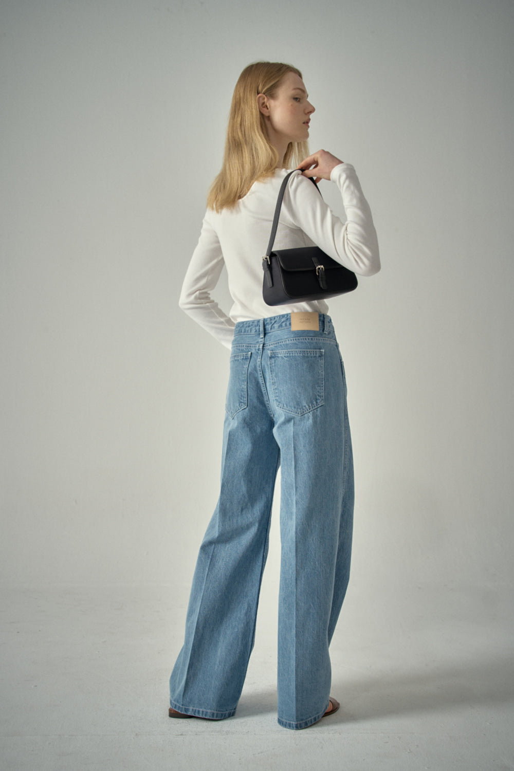Facade Pattern Small Marron Bag black