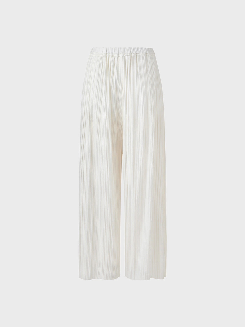 EENK Pleated Straight Pants - Ivory