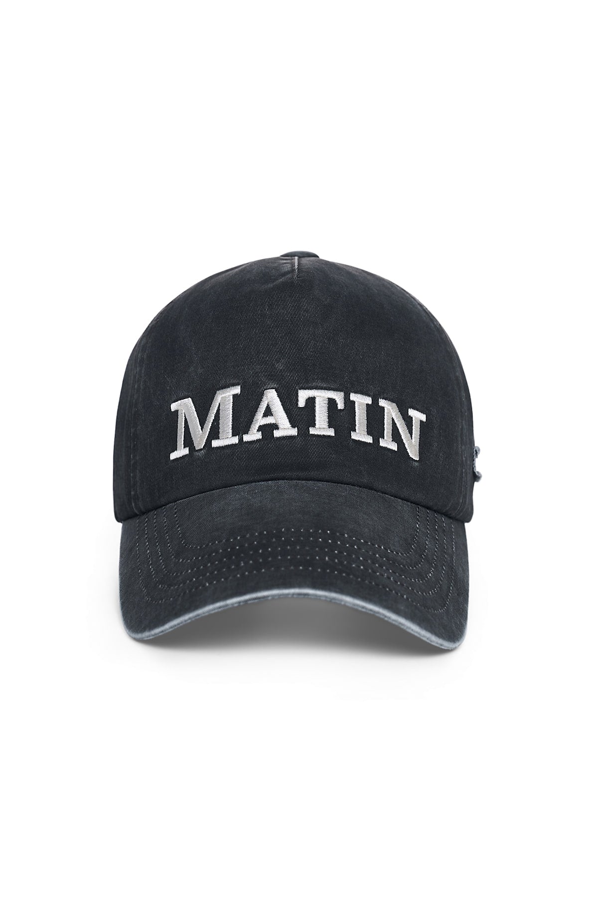 Matinkim Matin Flat Crown Ball Cap IN Charcoal