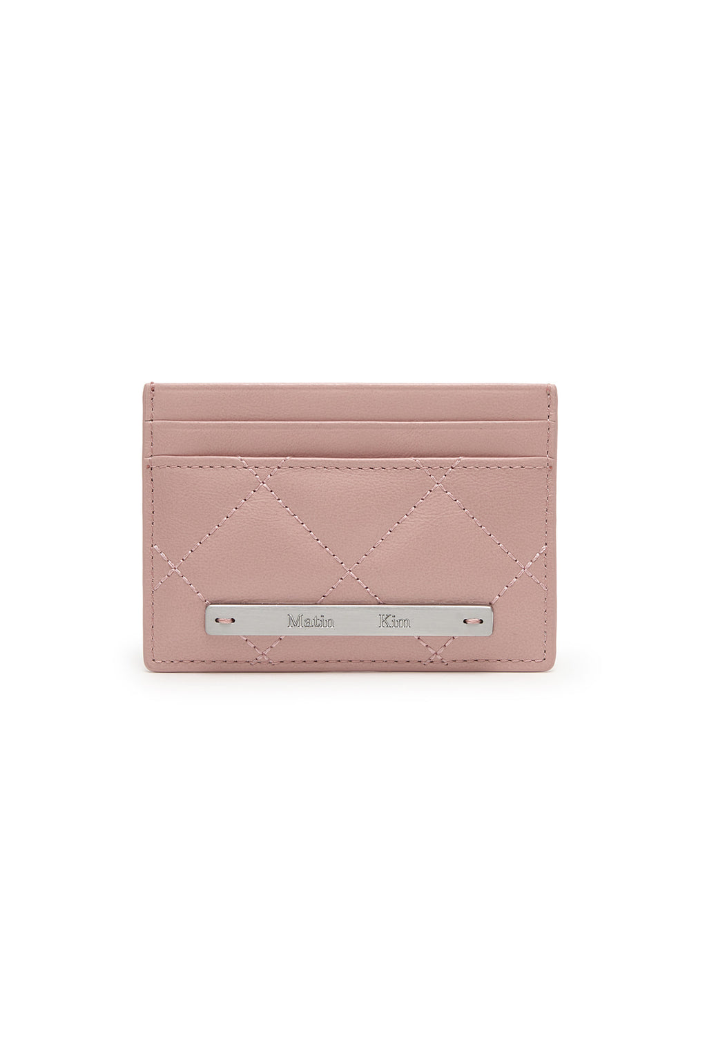 Matinkim Puff Quilt Card Wallet IN Pink