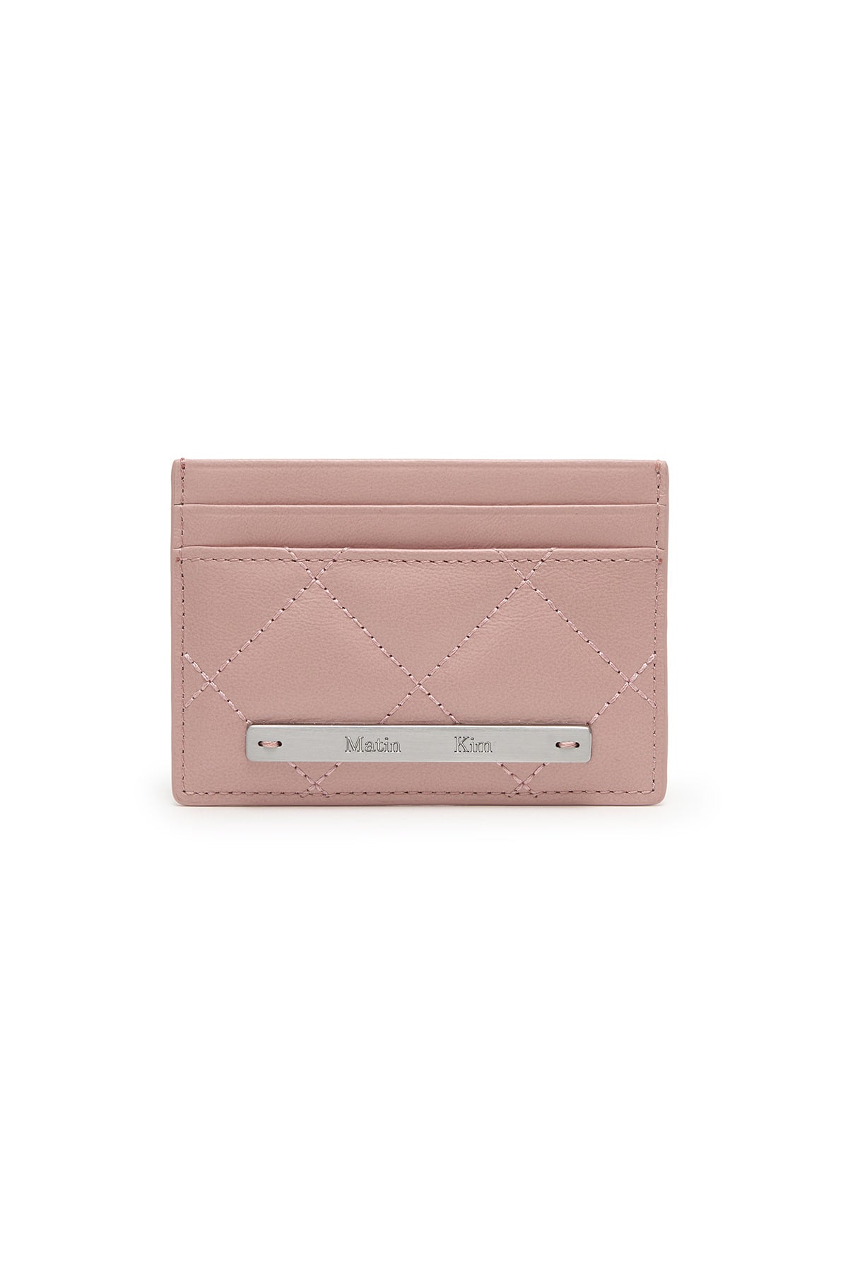 Matinkim Puff Quilt Card Wallet IN Pink