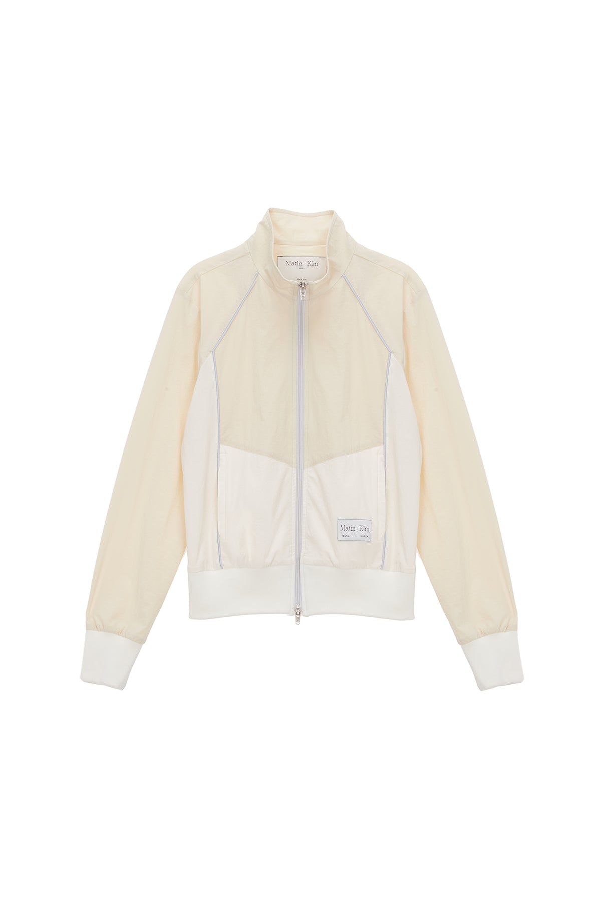 Matinkim Piping Track Jumper For Women IN Light Yellow