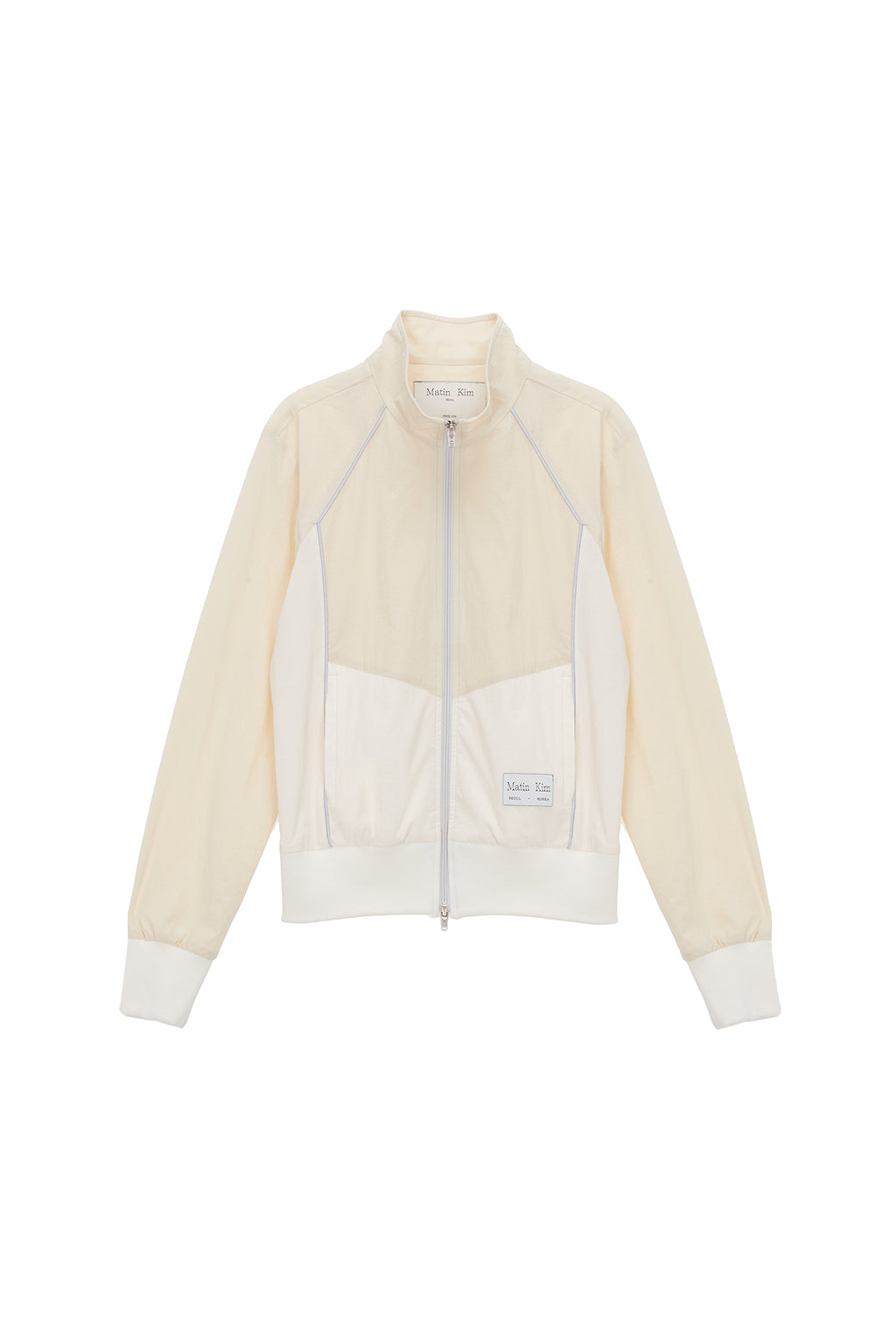 Matinkim Piping Track Jumper For Women IN Light Yellow