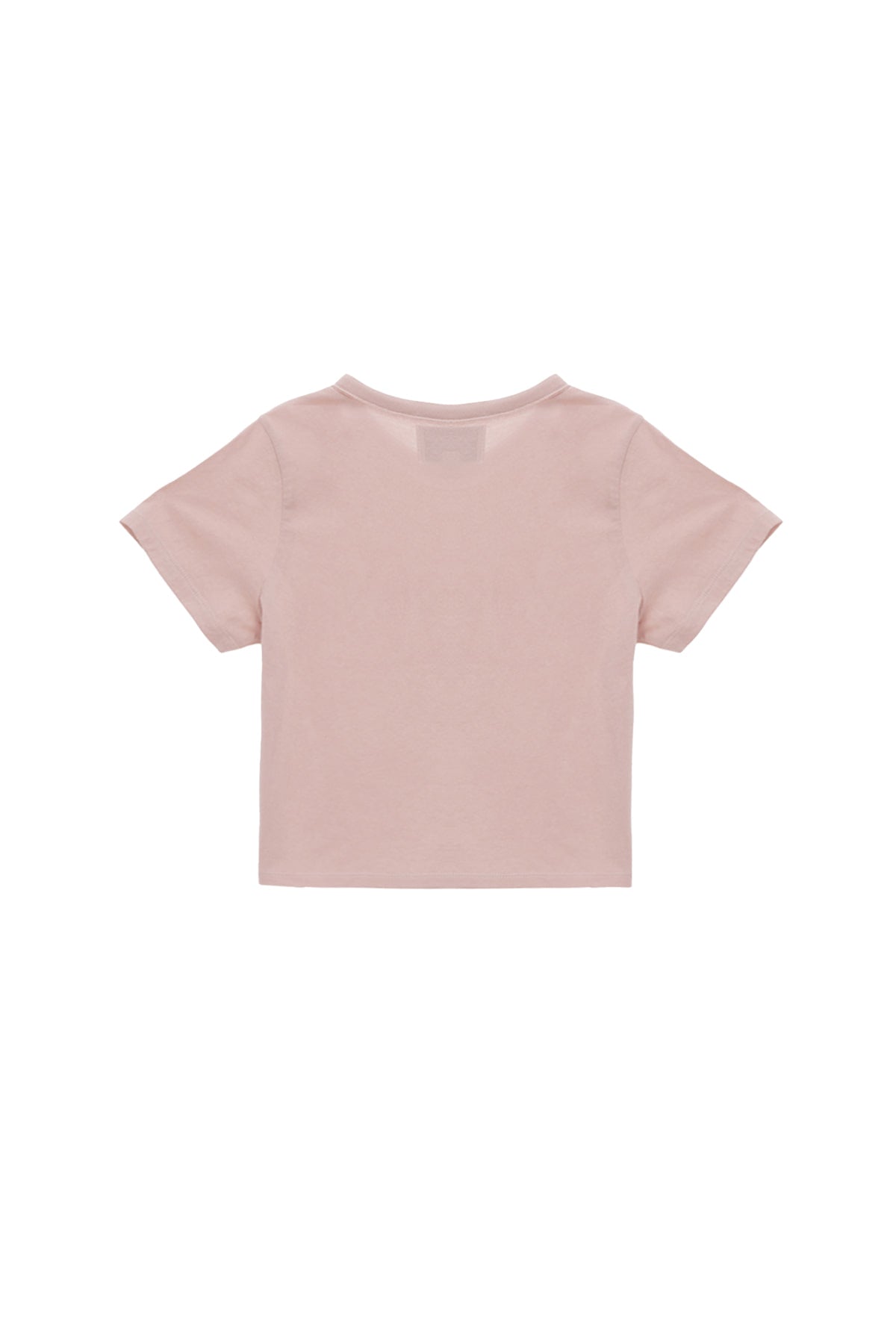 [matinkim] LOGO CROP TOP IN PINK
