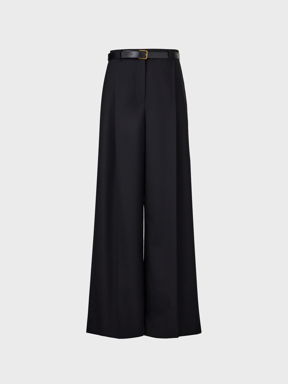 EENK Leather Belted Pants - Black