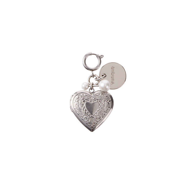 Vunque Heart Memory Charm Piccolo Silver