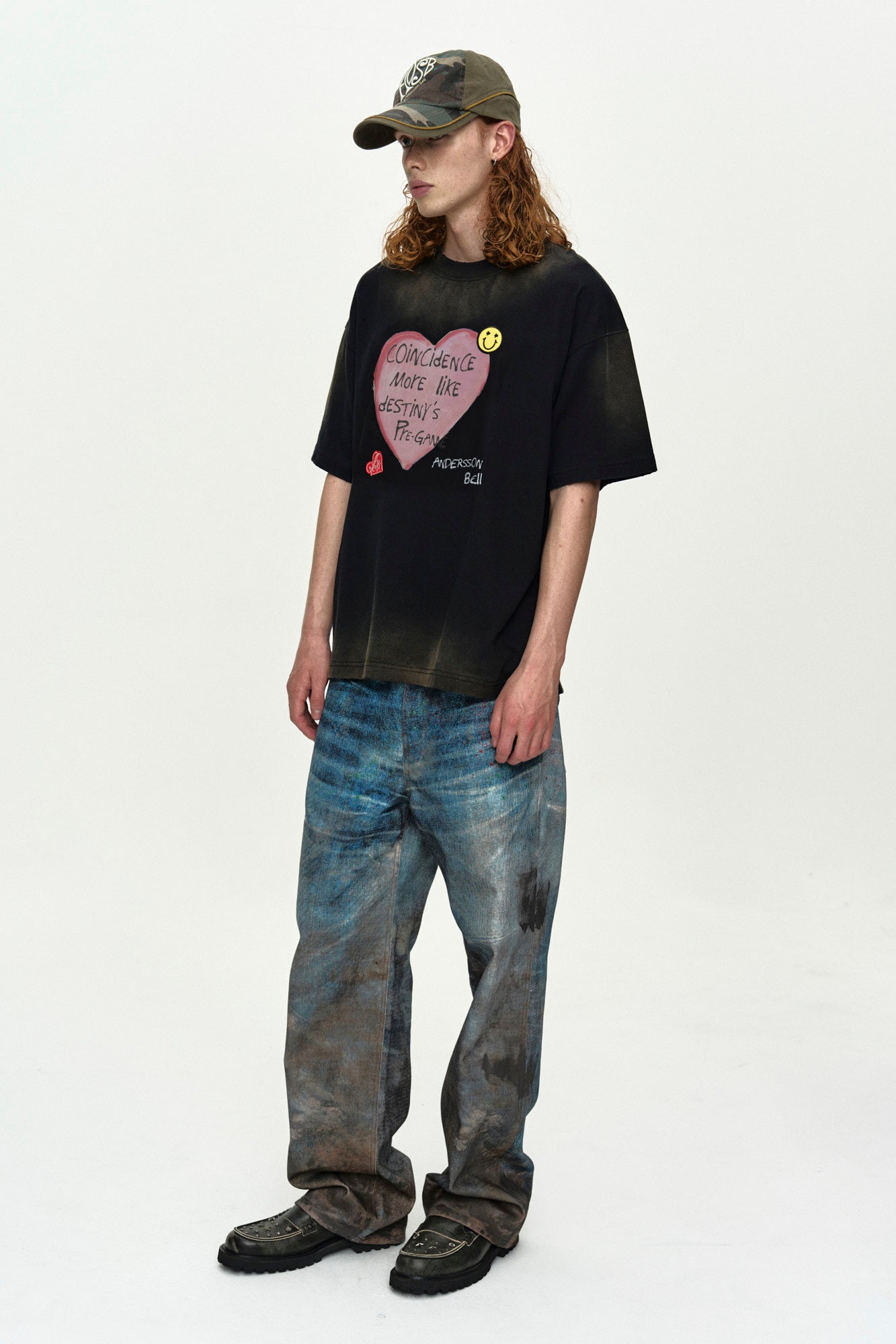 Andersson Bell (Essential) Unisex Heart Logo Embroidery Layered Cap