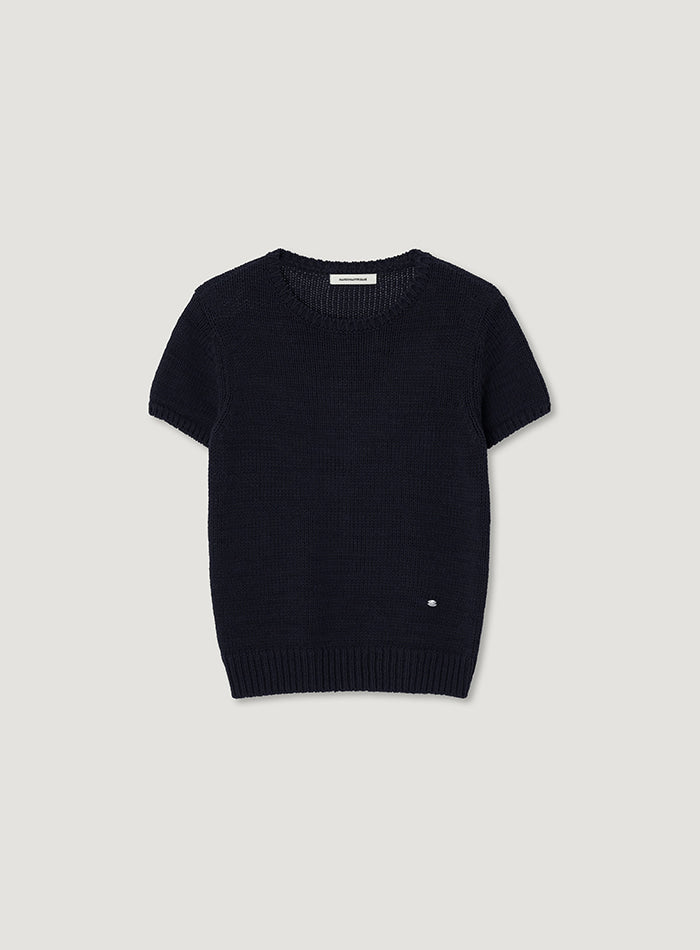 Mango Maniplease Majo Cotton Knit Charcoal