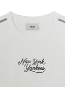 MLB Korea Women's Sportive Track Crop T-Shirts