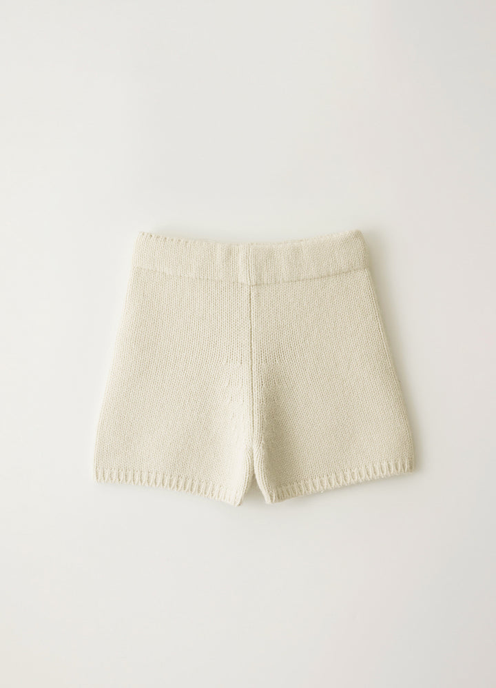 Nothing Written Knitted short pants (Ivory)