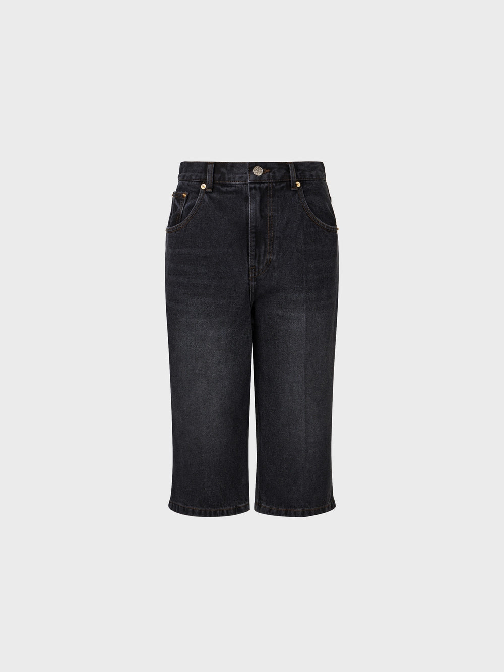 EENK Slit Detail Bermuda Shorts - Gray