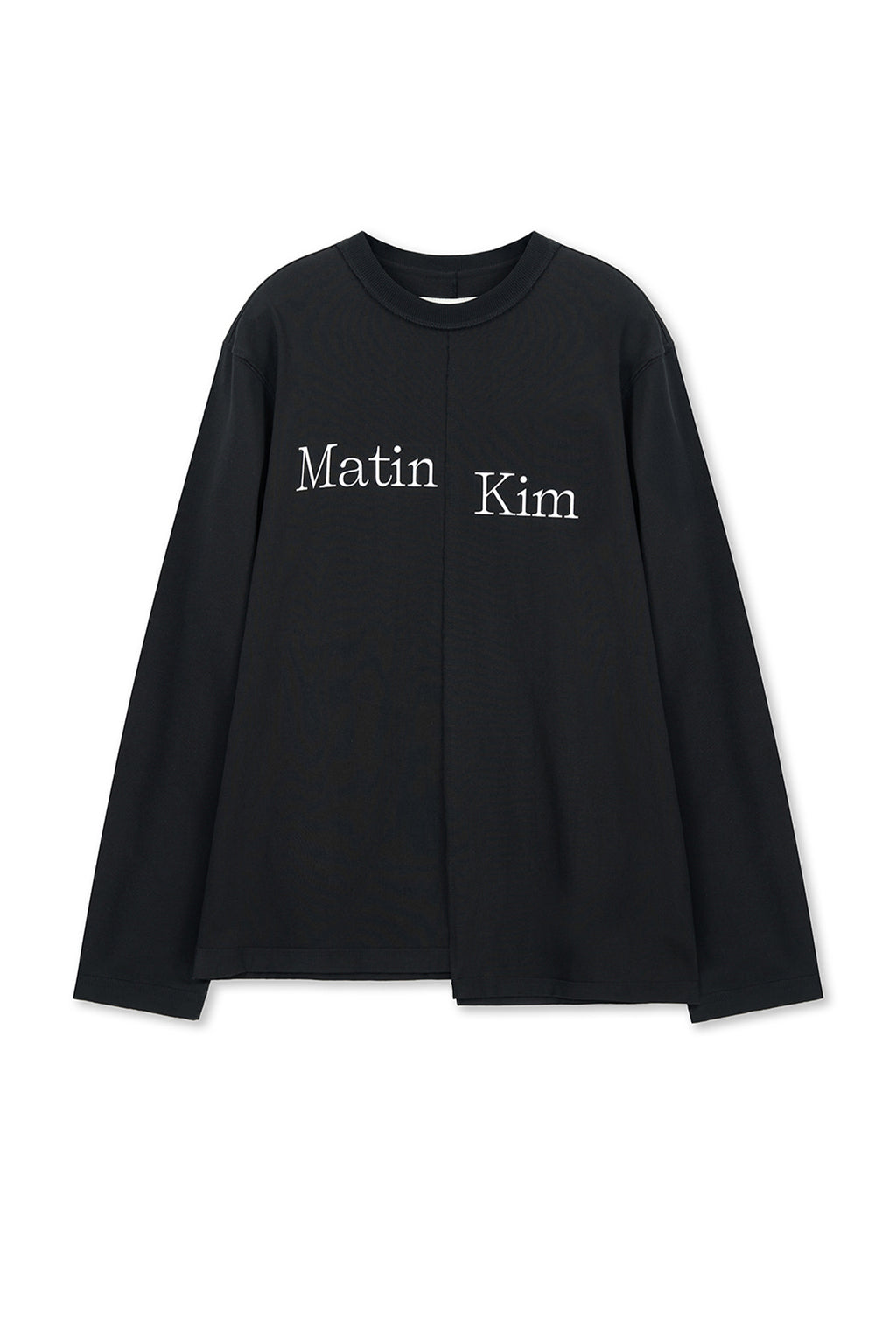 Matinkim Asymmetric Logo Top IN Black