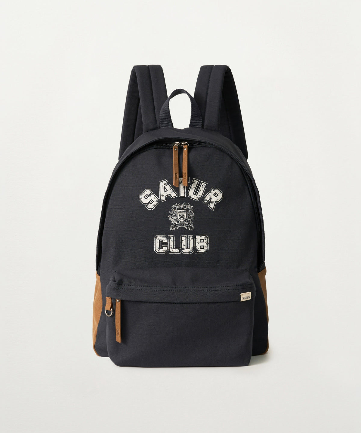 Satur Classic Canvas Backpack - Navy