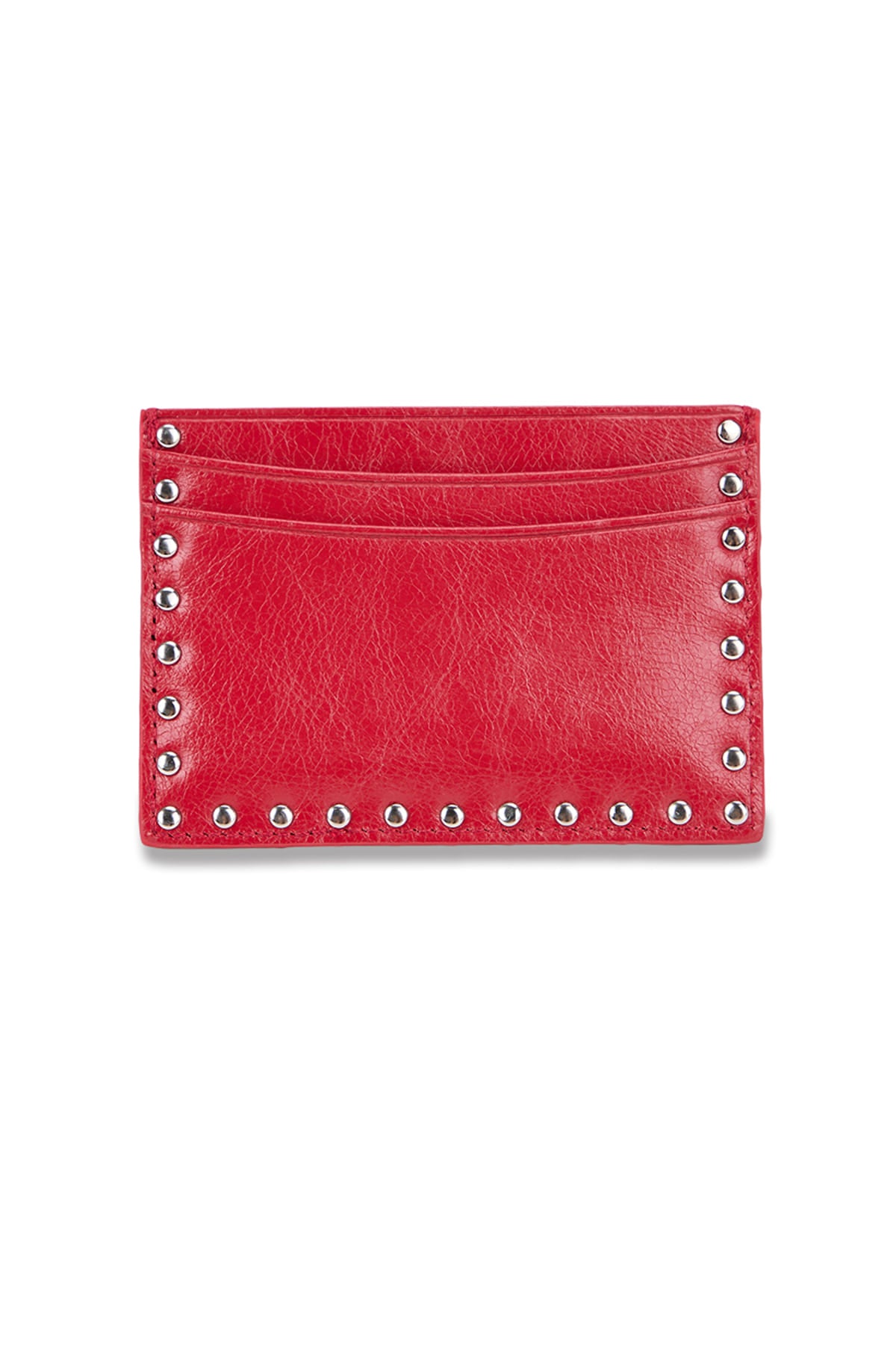 Matinkim Western Stud Card Wallet IN Red