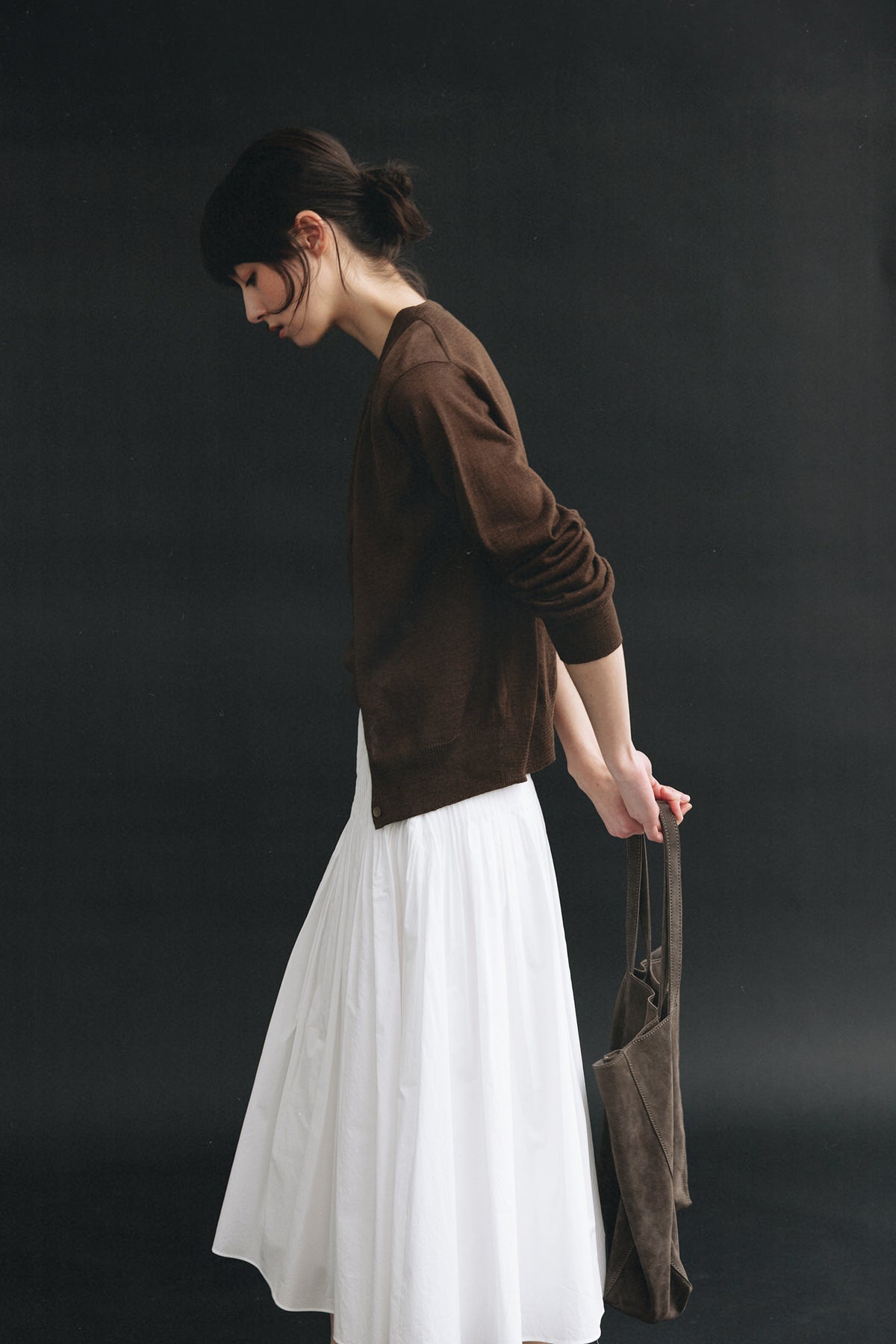 Nothing Written Rola linen cardigan (Brown)