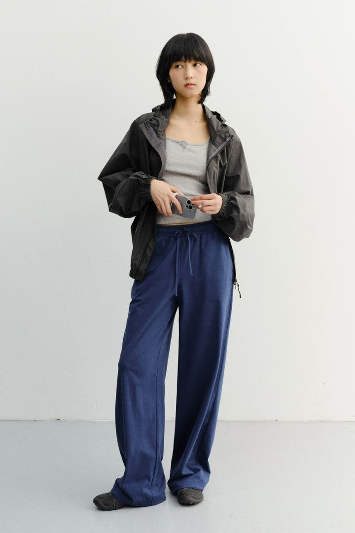 Dunst Summer Wide Jogger Pants Blue