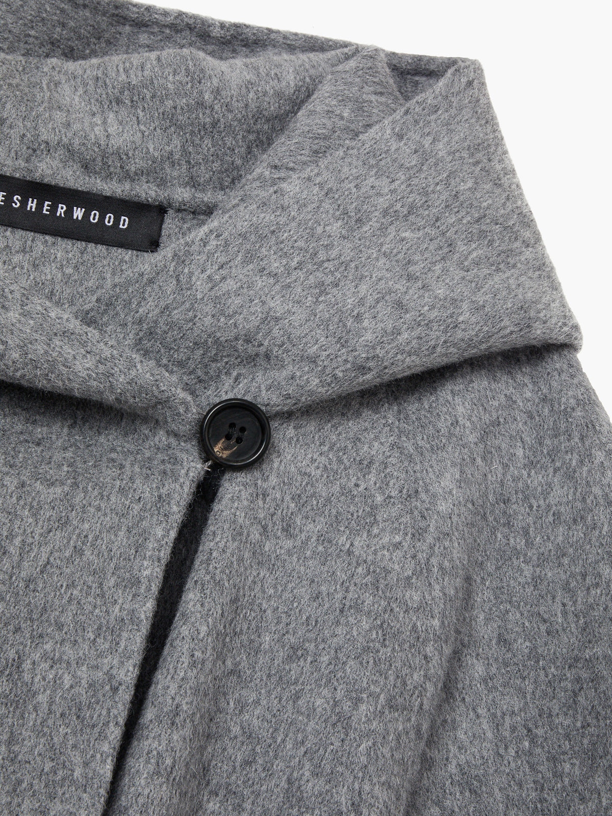 Margesherwood Half-Belted Handmade Coat grey