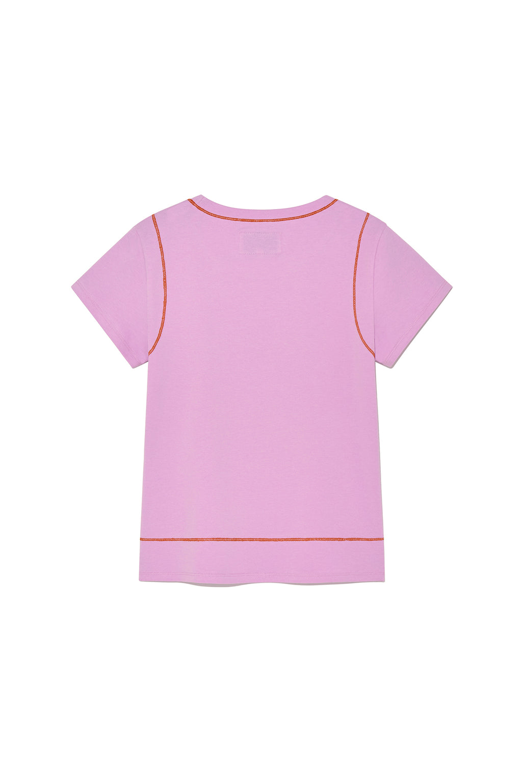 Matinkim Stitch Point Small Logo Top IN Pink