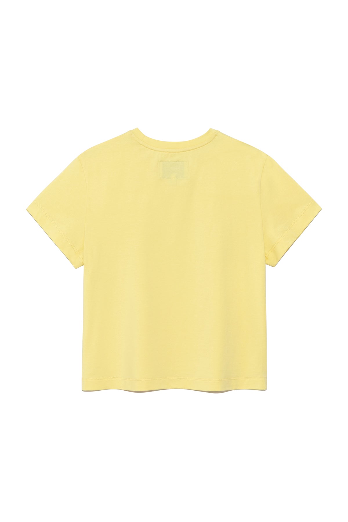 [matinkim] BUBBLY GRAPHIC PRINTING TOP IN LIGHT YELLOW