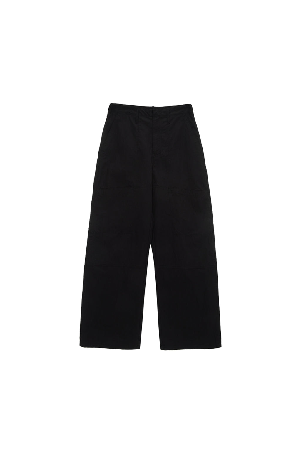 Matinkim Button Roll UP Double Knee Pants For Men IN Black