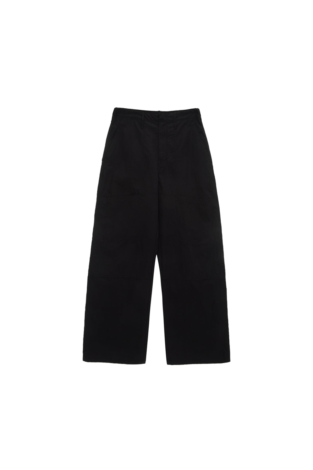 Matinkim Button Roll UP Double Knee Pants For Men IN Black