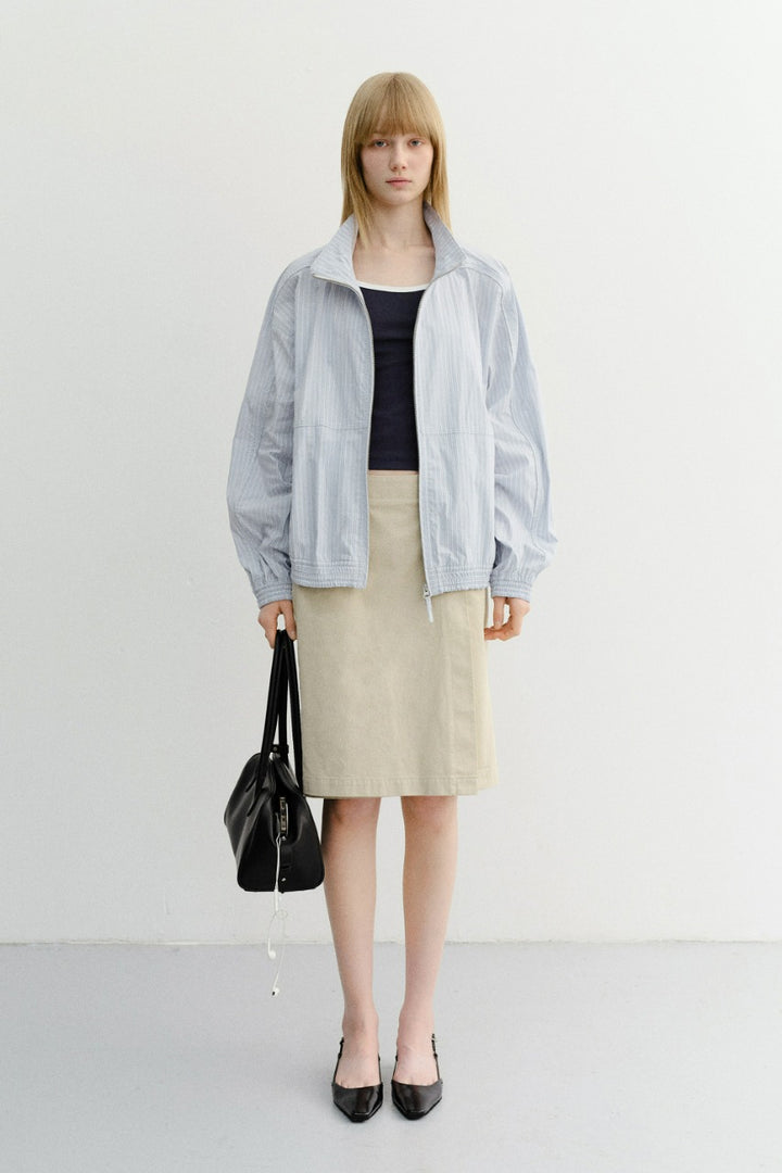 Dunst 90S Midi Skirt Beige