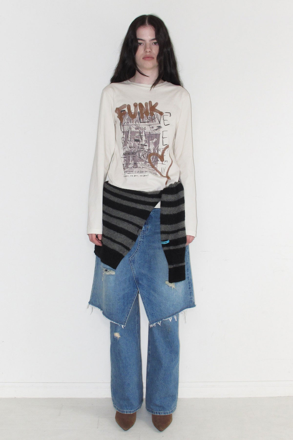 Instantfunk Vintage Funk Love Tee - Ivory