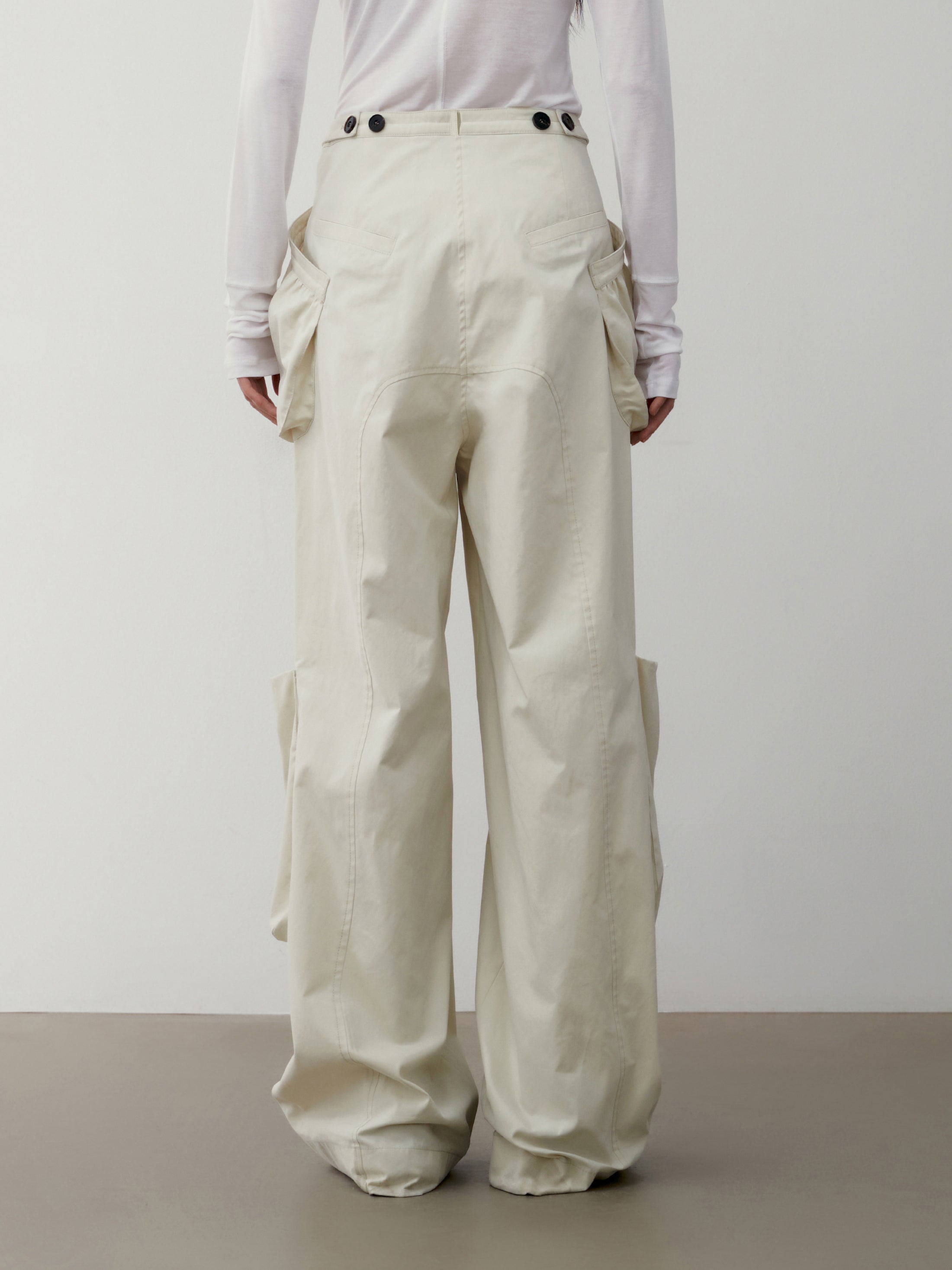 [low_classic] BUBBLE POCKET PANTS
CREAM