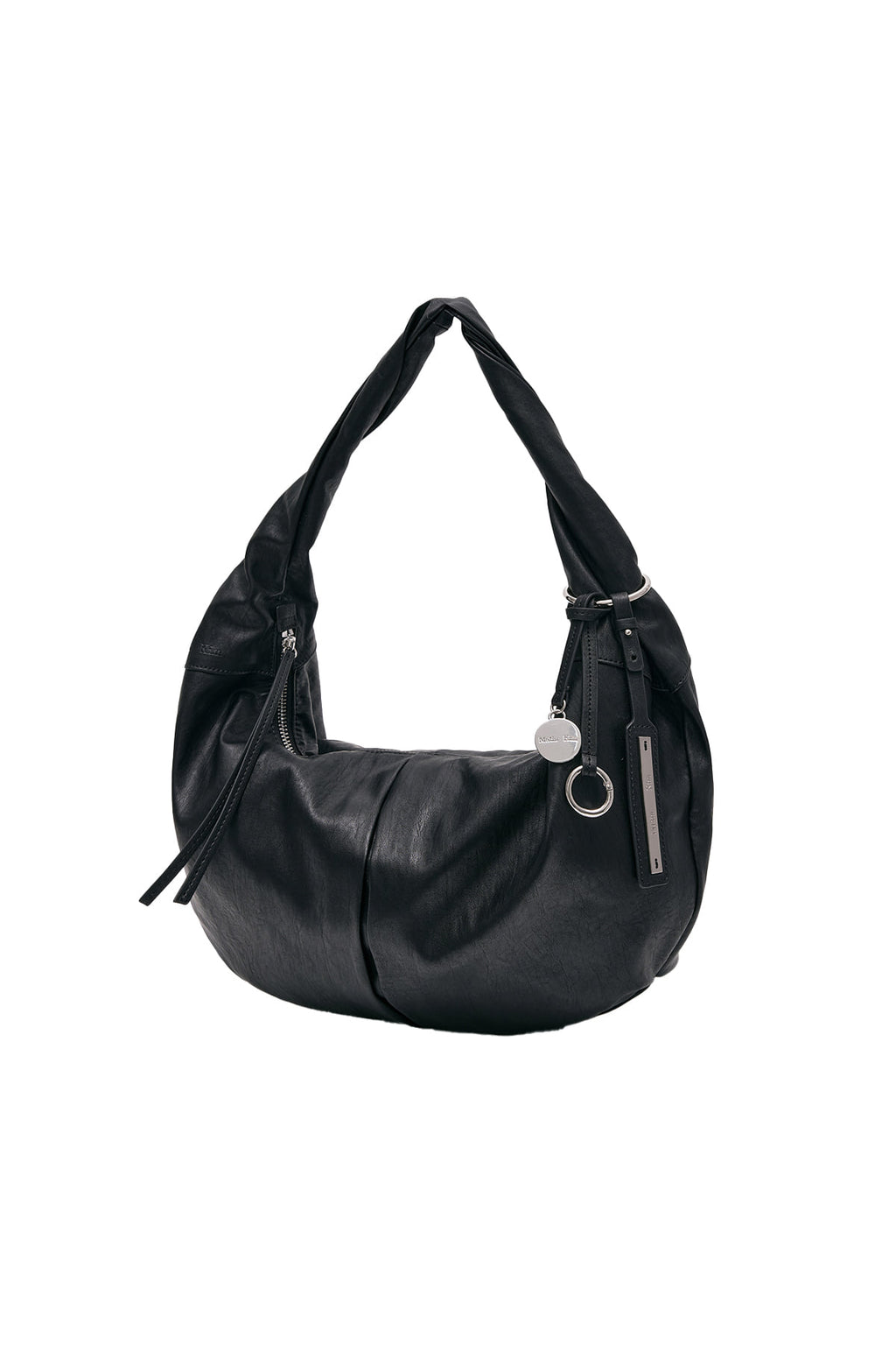 [matinkim] Twist Handle Small Hobo Bag IN Black