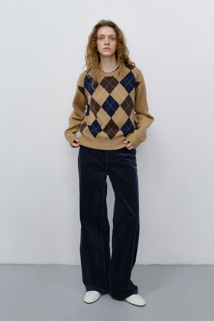 Dunst 90S Wide Corduroy Jeans Washed Blue