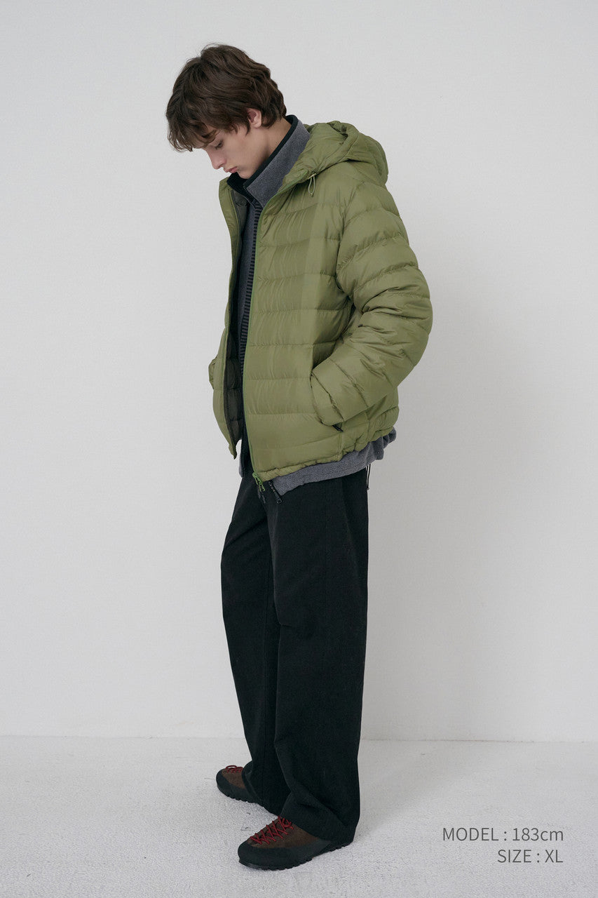 Dunst Unisex Light Goose Down Jacket Olive