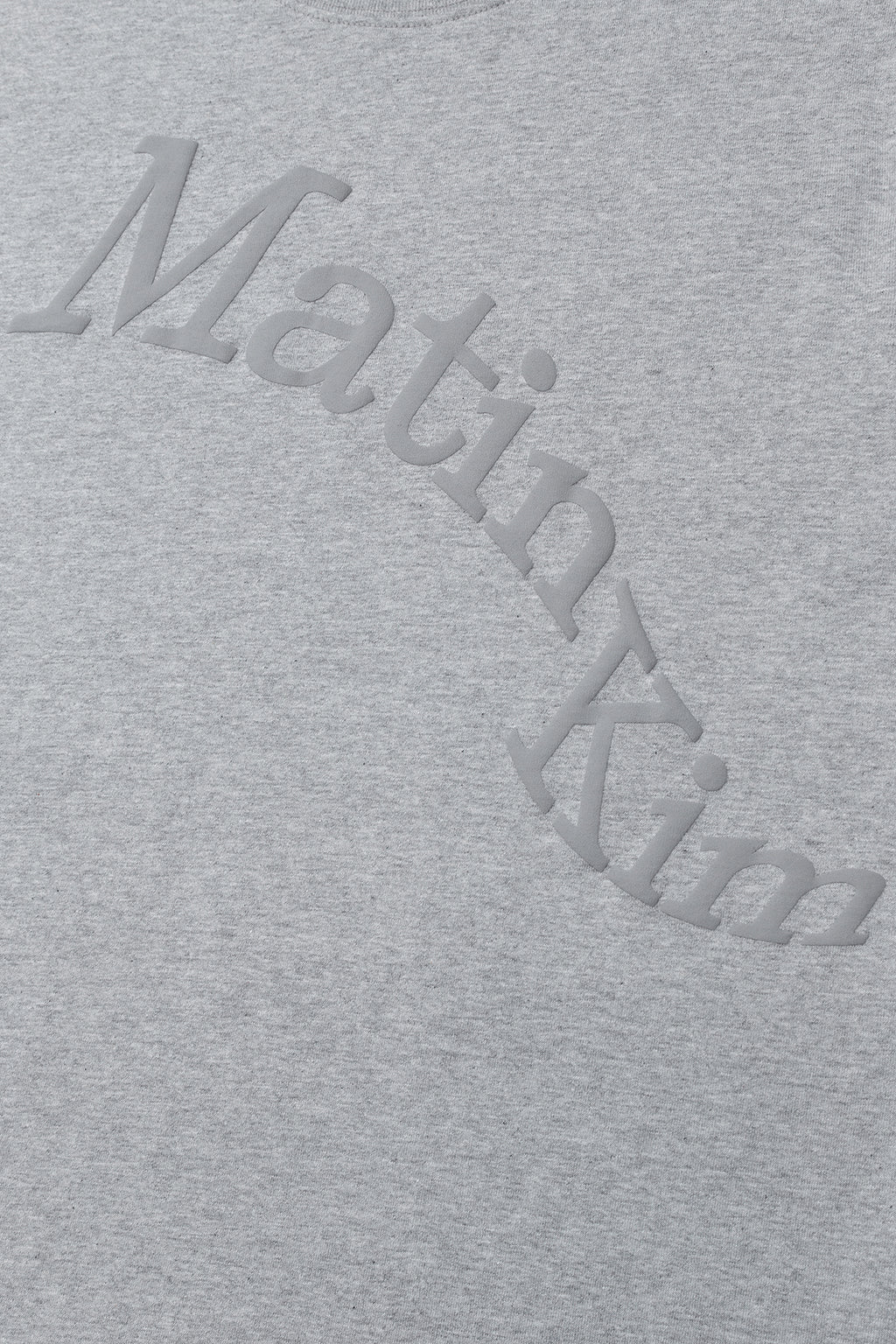 Matinkim Matin Wave Printing Logo Top IN Grey