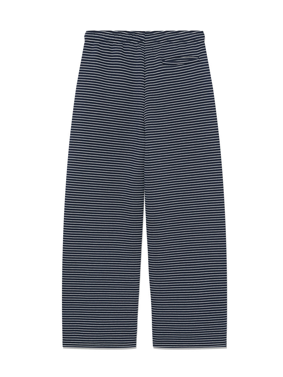 GLOWNY G Warm Core Stripe Sweatpants (Navy Stripe)