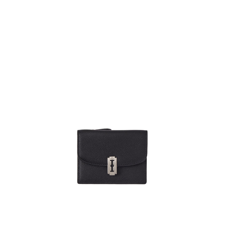 Vunque Semi Lune Zipper Card Wallet Black