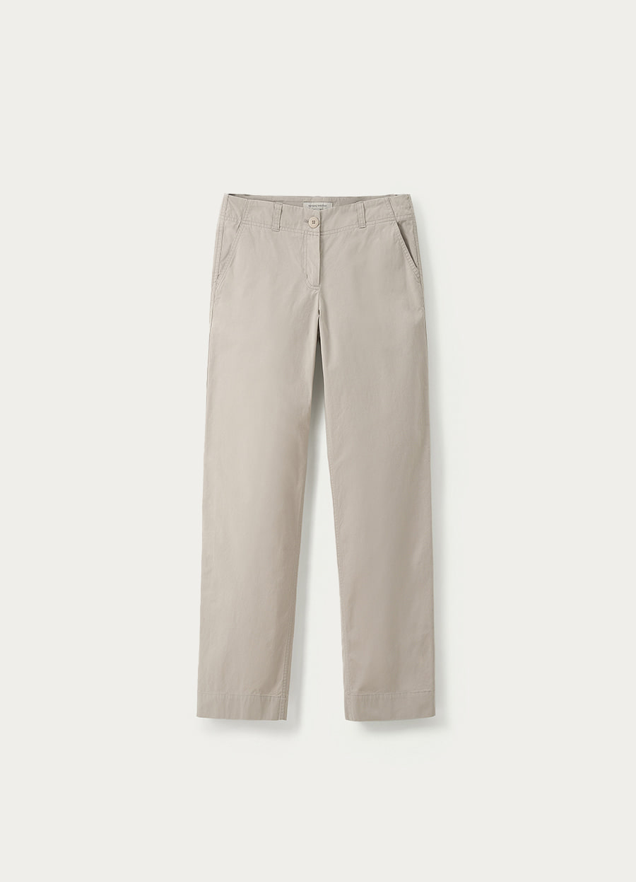 Nothing Written Relaxed low-rise pants (Greige)