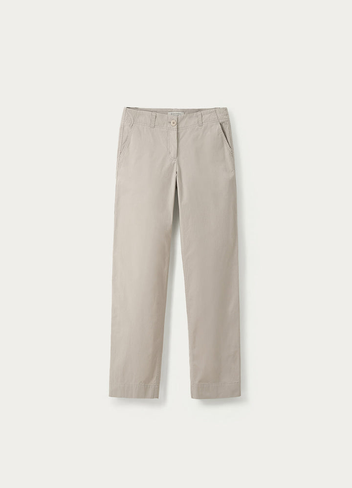 Nothing Written Relaxed low-rise pants (Greige)