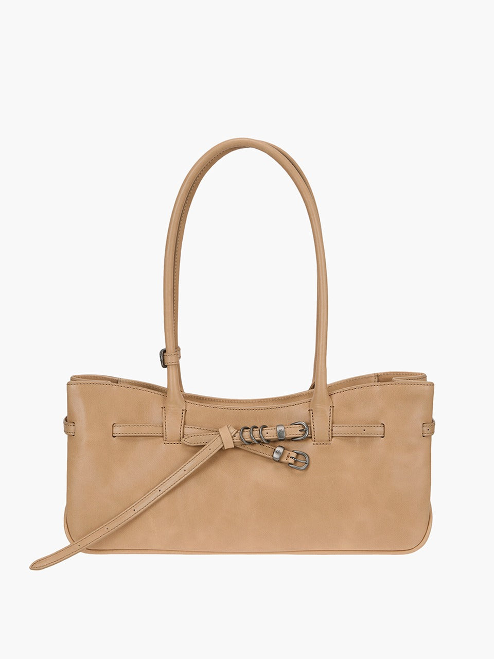 Margesherwood Grandma Used Shoulder Bag french beige pull-up