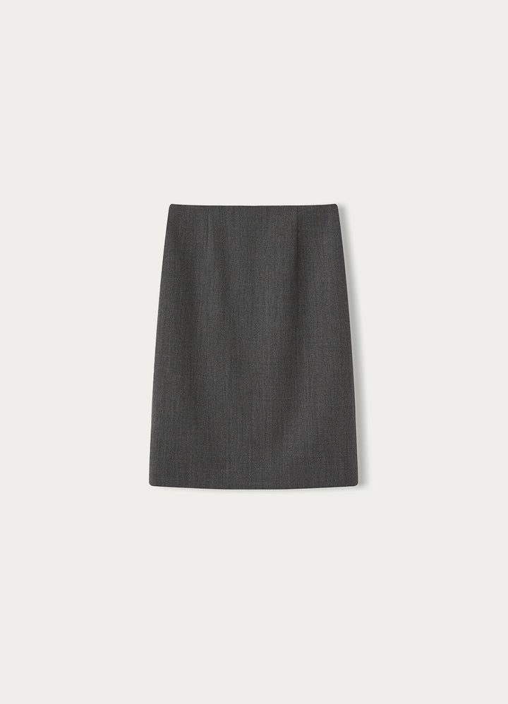 Nothing Written Vinci wool skirt (Slate gray)