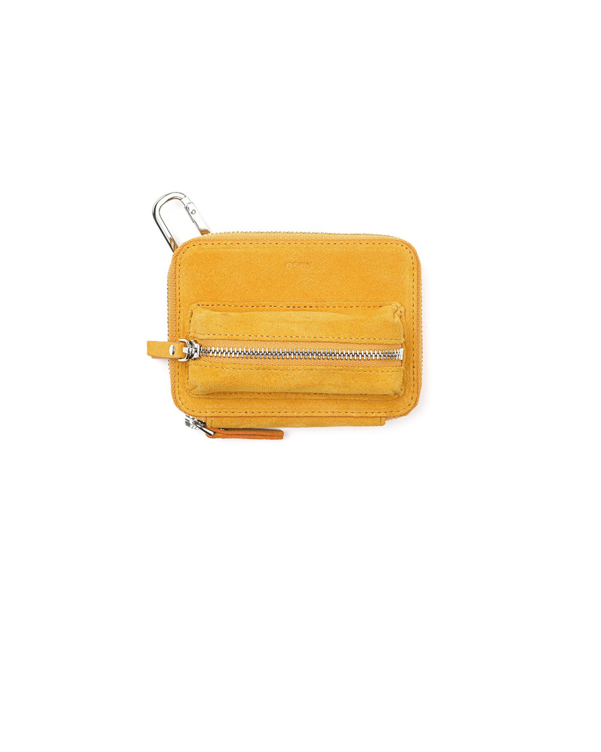 Osoi Lip Purse Suede Mustard