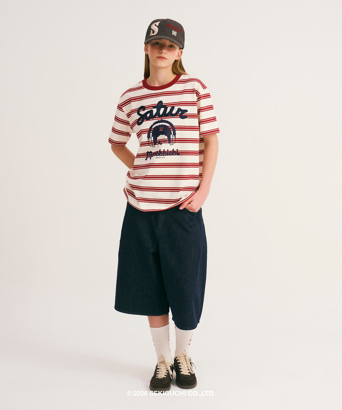 Satur X Monchhichi Vintage Casual Ball Cap - Brown