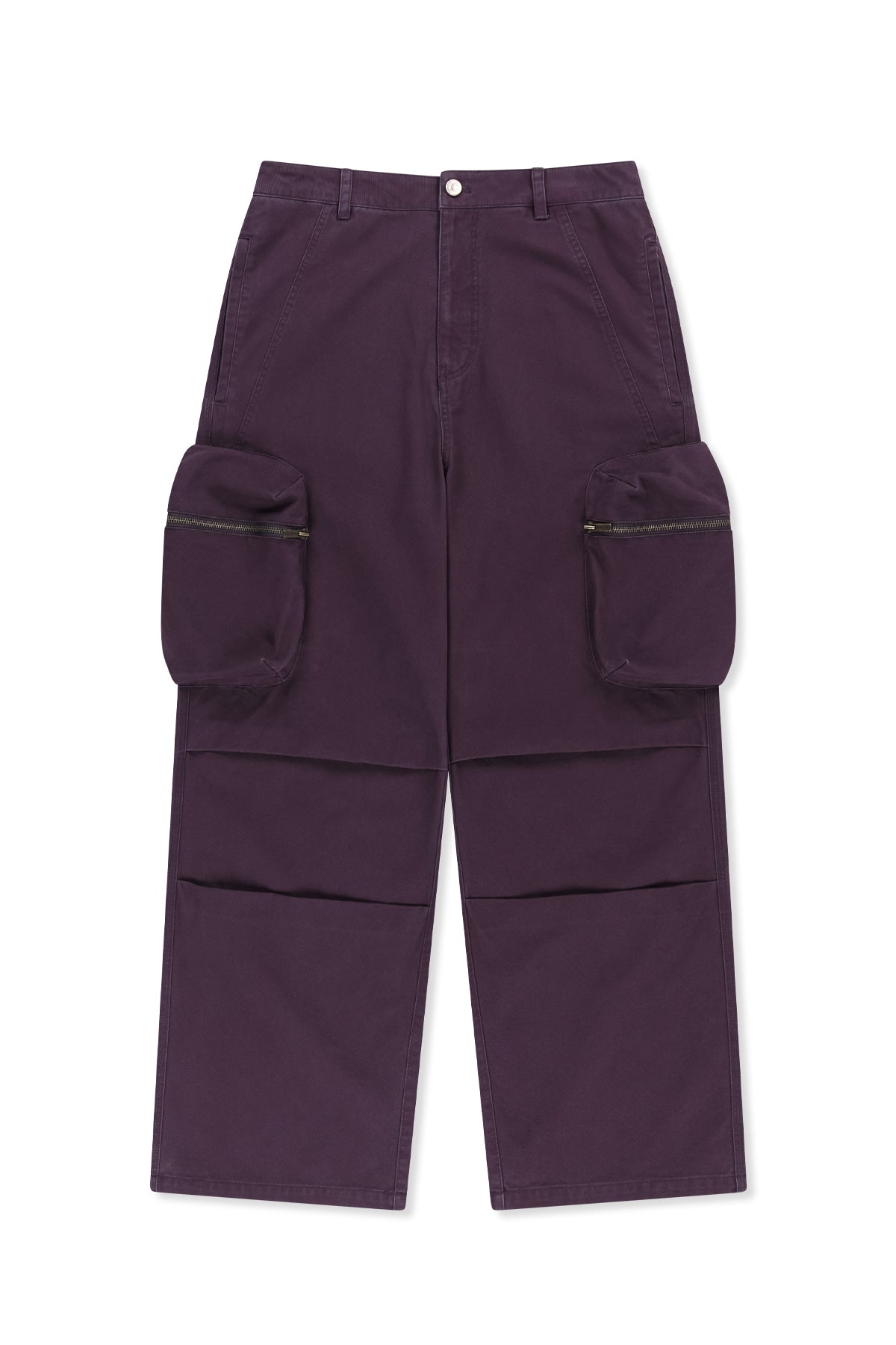 Matinkim Volume Tuck Cargo Pants IN Purple
