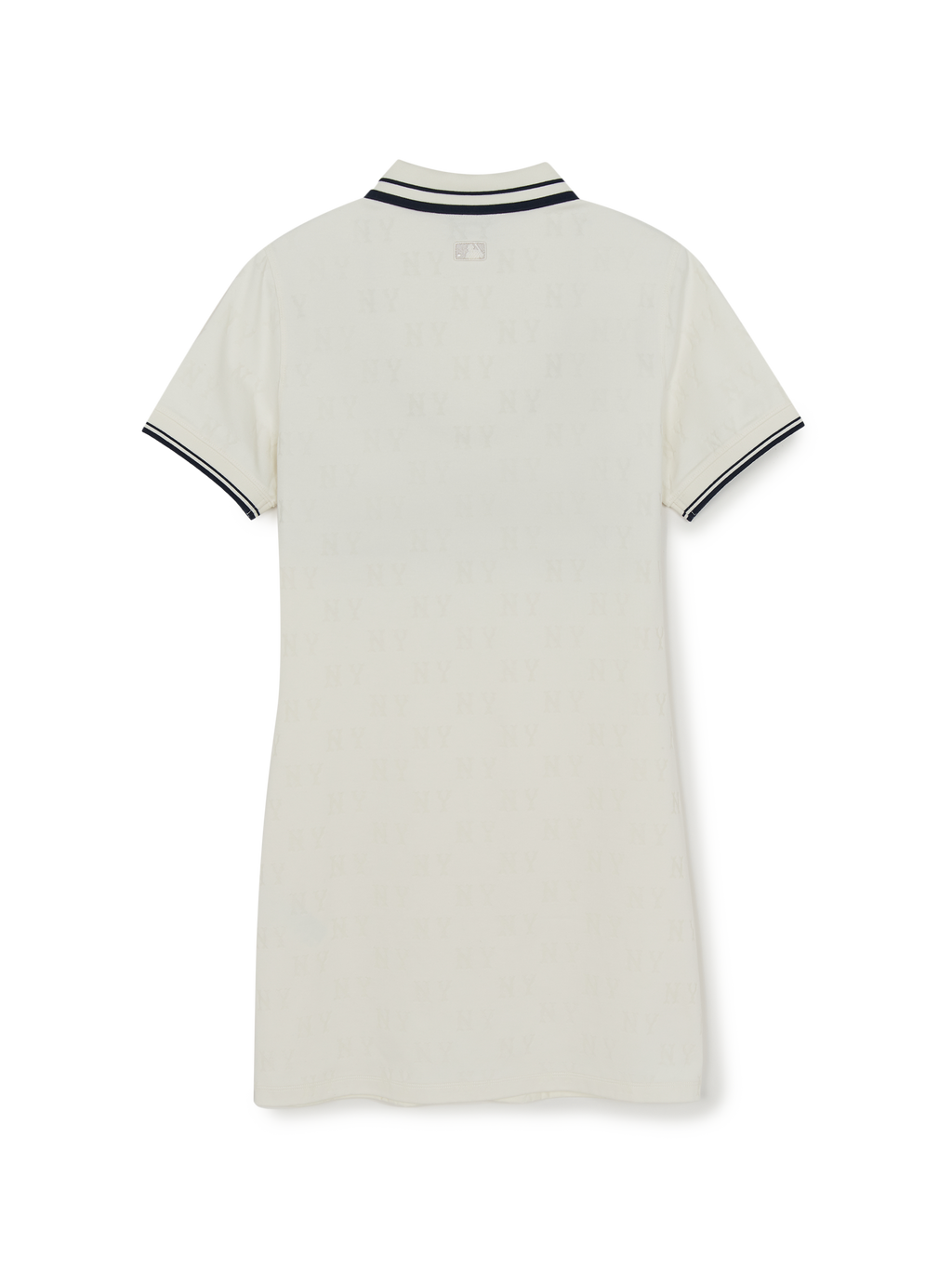 MLB Korea Women's Classic Monogram Tone-on-Tone Jacquard Collar Ops